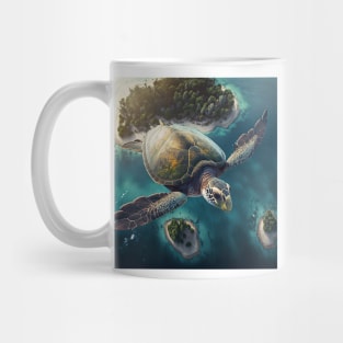 The flying turtle Mug